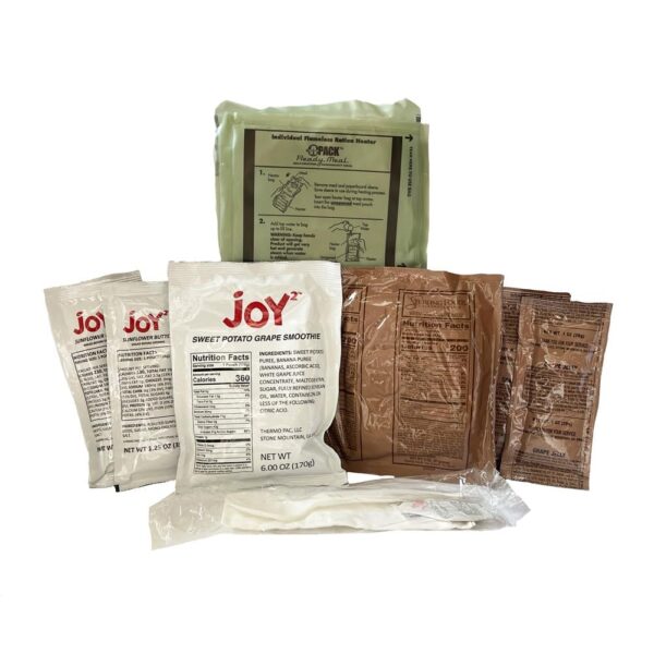 A Pack MREs – eat ready, Long Shelf Life Emergency Food Supp...