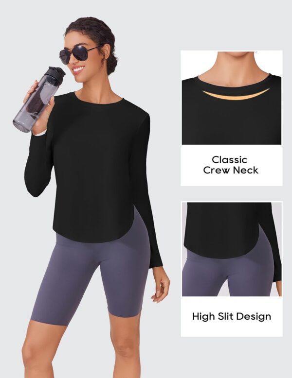 PINSPARK 2 Pack Long Sleeve Shirts for Women UV Protection S...