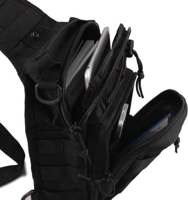 Tactical Shoulder Bag,1000D Outdoor Military Sling Daypack B...