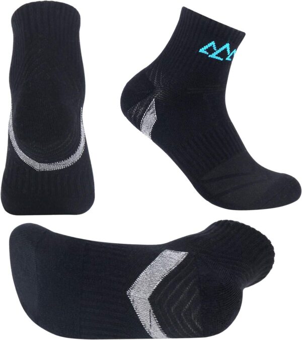 innotree 5 Pack Men's Cushioned Hiking Walking Running Socks...