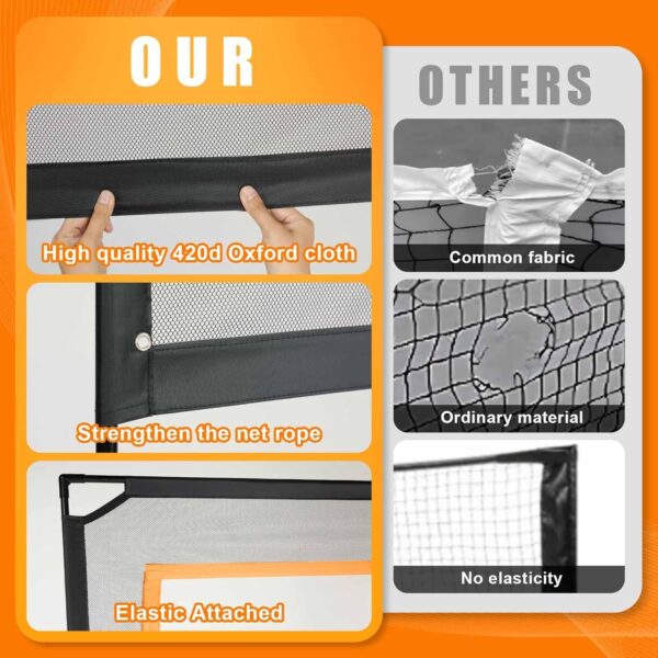 Portable Paddle Sport with Net - Indoor & Outdoor and Backya...