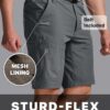 CQR Men's Hiking Cargo Shorts, Quick Dry Stretch Tactical Ou...