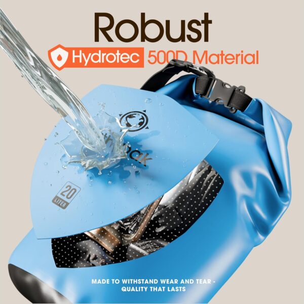Earth Pak Waterproof Dry Bag - Roll Top Waterproof Backpack ...