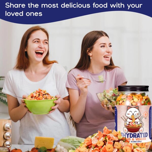 Dehydrated Freeze-Dried Seafood & Vegetable Mix - 100% Natur...