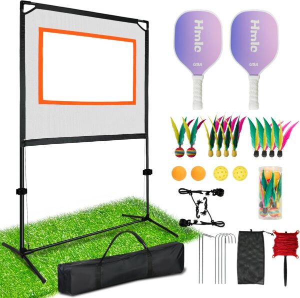 Portable Paddle Sport with Net - Indoor & Outdoor and Backya...