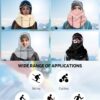 Balaclava Winter Ski Mask for Men Women, Fleece Face Mask Wo...