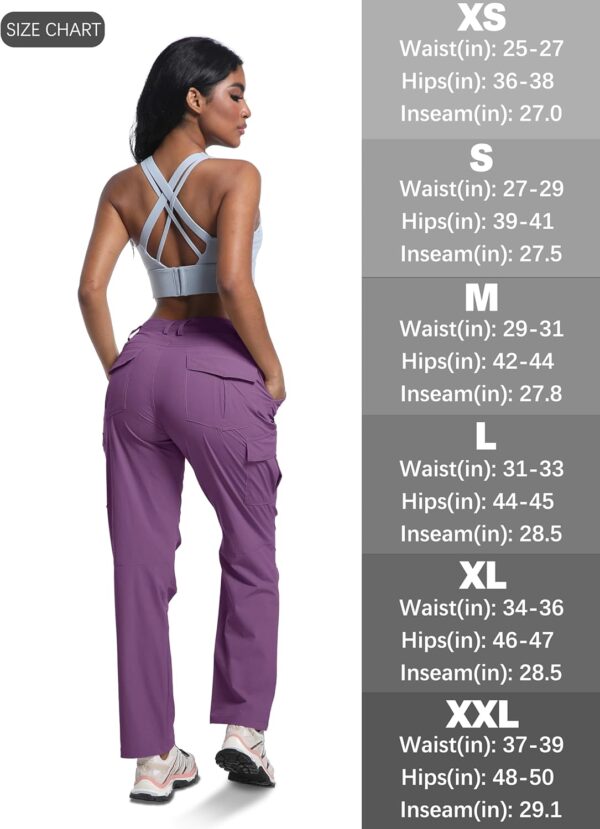 WENRONSTA Women's Hiking Cargo Pants Lightweight Quick Dry W...