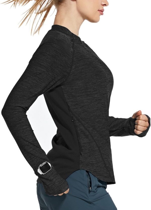 baleaf Women's Long Sleeve Running Shirts Quick Dry Lightwei...