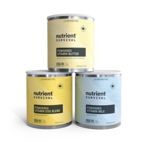 Nutrient Survival Essentials Vitamin Powdered Milk,Vitamin B...