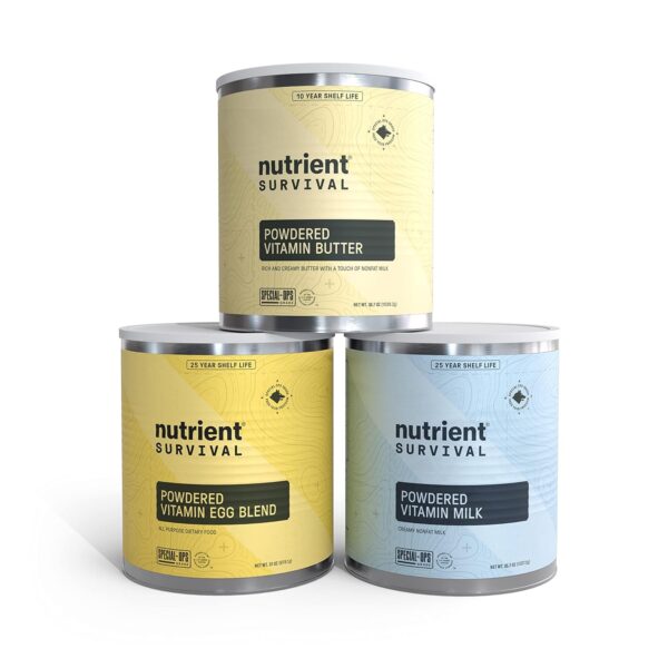 Nutrient Survival Essentials Vitamin Powdered Milk,Vitamin B...