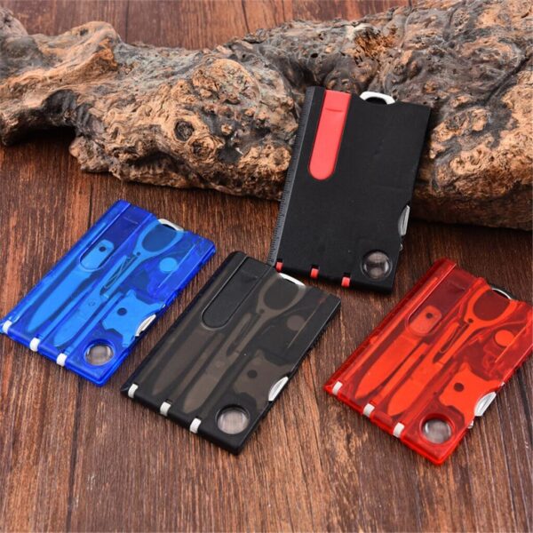 10 in 1 Pocket Credit Card Portable Multi Tool Outdoor Campi...
