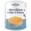 Augason Farms Freeze Dried Shredded Colby Cheese Can, Emerge...