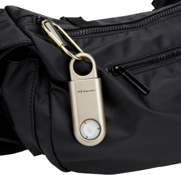 130dB Personal Safety Alarm Strobe Light. Loud Sound Keychai...