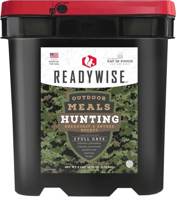 ReadyWise 3-Day Emergency Hunting Food Supply, Freeze-Dried ...