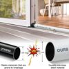 Sliding Door Security Bar，17.5-50 inch Adjustable Patio Door...