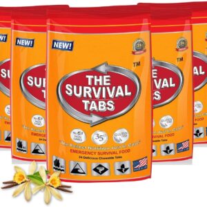 120 tabs Snack Food for 10 Days Emergency Survival MREs Meal...