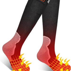 Heated Socks for Men Women, Electric Socks with 7.4V 2200mAh...