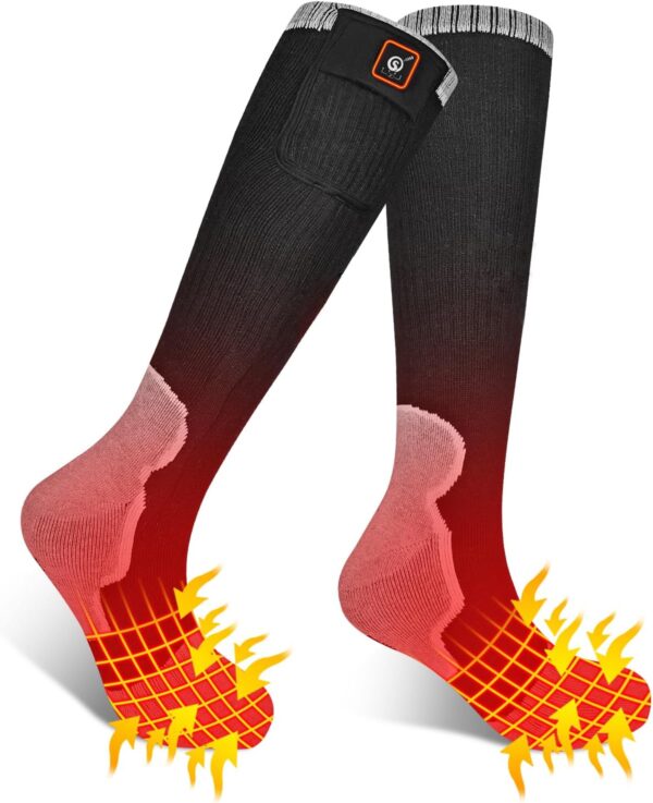 Heated Socks for Men Women, Electric Socks with 7.4V 2200mAh...