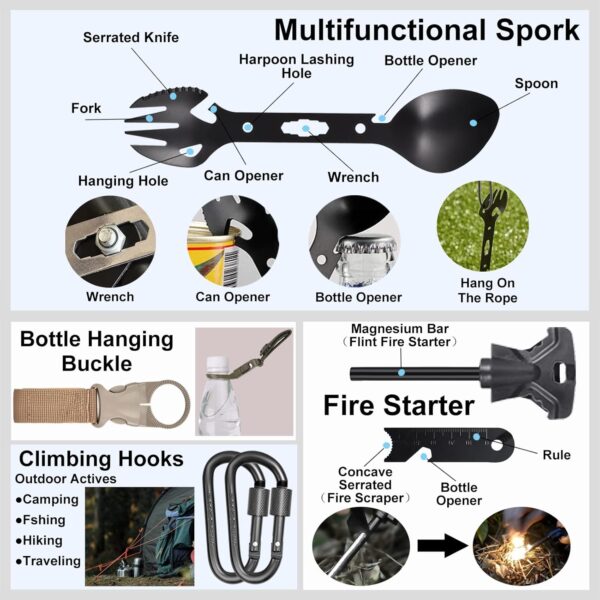 Gifts for Men Dad Husband Fathers Day, Survival Gear and Equ...
