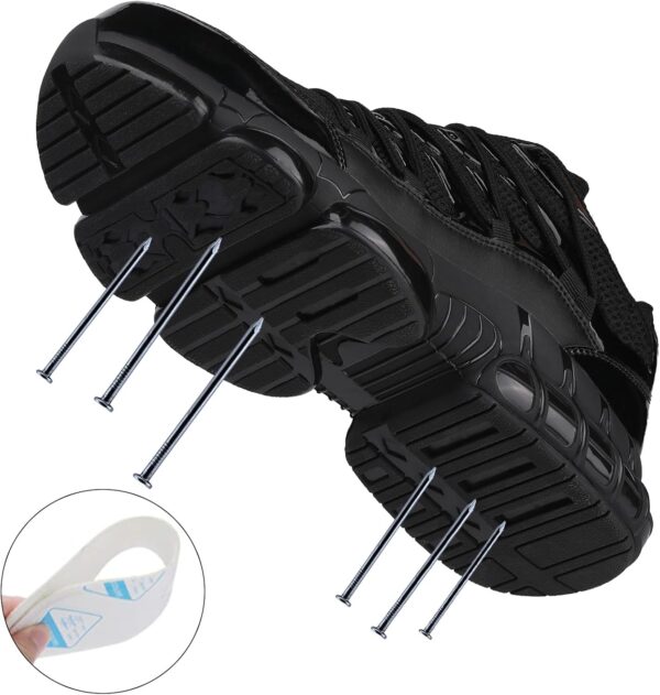 Steel Toe Work Shoes for Men Women Safety Composite Toe Snea...