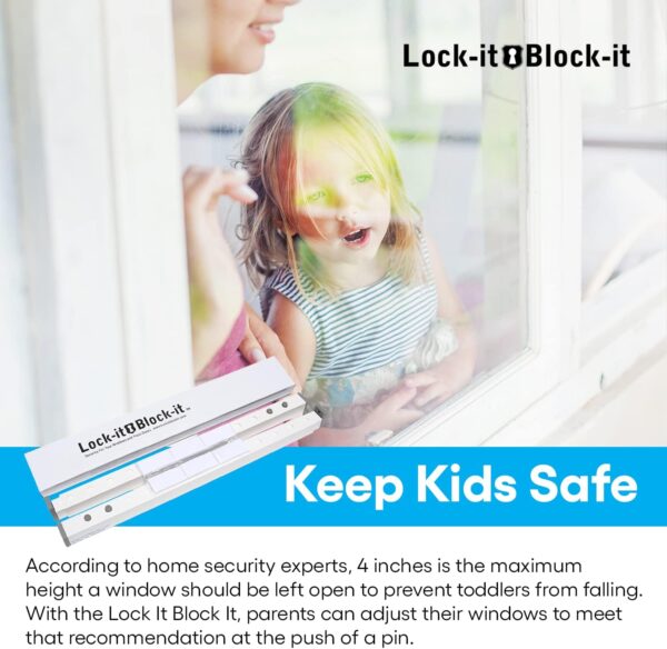 Lock-it Block-it Regular 4 Device Home Security Window Lock ...