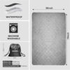 DUKUSEEK Sherpa Waterproof Camping Blanket with Hood - Warm ...