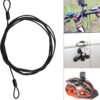 100CM/3.3ft 3mm Outdoor Travel Security Cable Lock,Braided S...