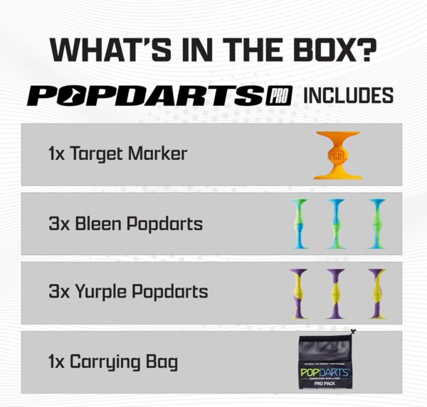Popdarts PRO Pack Game Set (Wigglenobber Target Marker) - In...