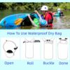 CMCOOPLX 10L/20L/40L/70LWaterproof Dry Bag, Lightweight Cano...