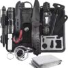 Gearedt Survival Kit, 16 in 1 Professional Survival Gear Too...