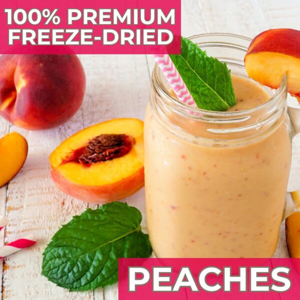 Nutristore Freeze Dried Peaches | 100% Natural, Healthy Frui...