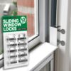 Window Locks, 10 Pack Window Locks for Vertical and Horizont...
