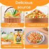 16OZ Dehydrated Freeze Dried Vegetables - 100% Natural Large...