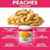 Nutristore Freeze Dried Peaches | 100% Natural, Healthy Frui...