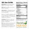 Ready Harvest Dried Instant Non-Fat Milk Powder | Dry Powder...