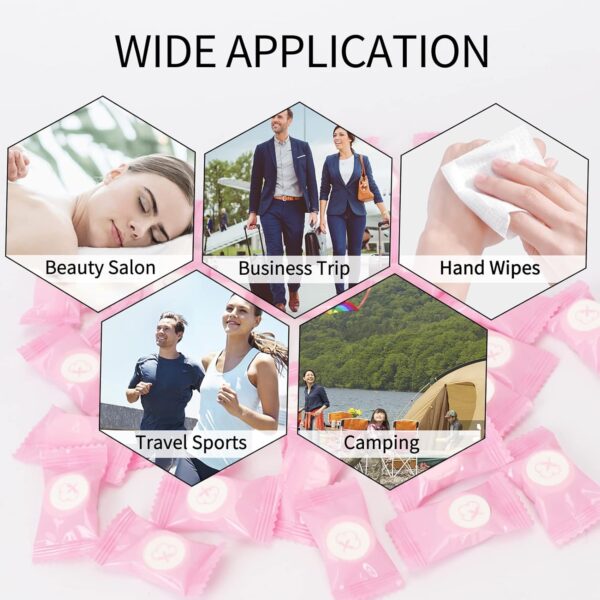 Classycoo Compressed Towel 200 PCS Mini Tablets Disposable P...