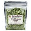SavorSatch Dried Spinach Flakes – Dehydrated Spinach Leaves,...