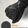 RIGWARL Upgraded Wool Winter Gloves for Cold Weather, Waterp...