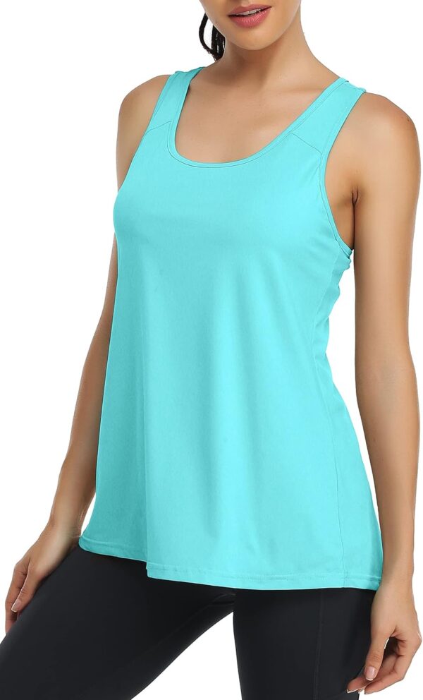 Kimmery Workout Tank Tops for Women with Built in Bra Lightw...