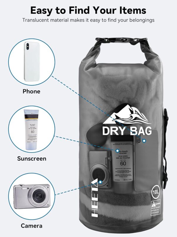 HEETA Dry Bag Waterproof for Women Men, 5L/10L/20L/30L/40L R...