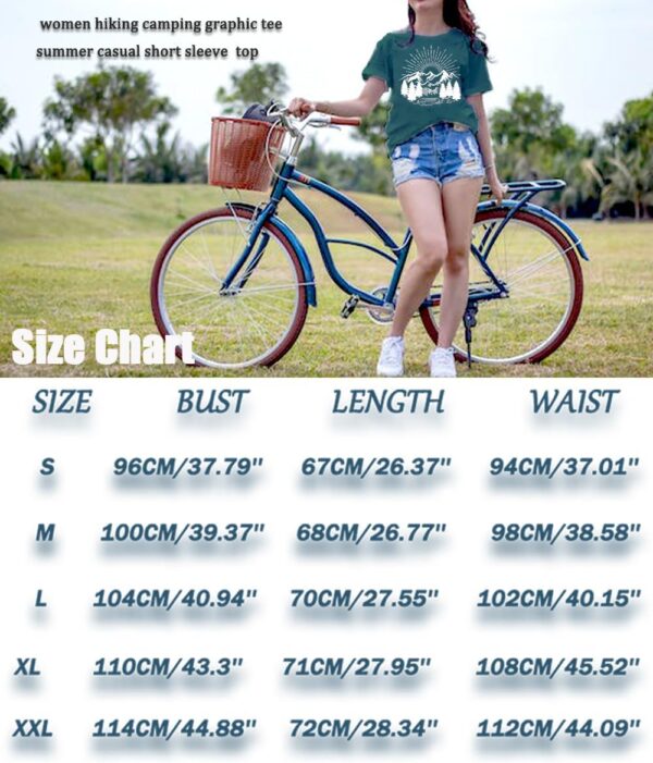 Hiking Shirt for Women Funny Nature Sunrise Graphic Mountain...