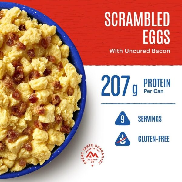 Mountain House Scrambled Eggs with Uncured Bacon #10 Can | F...