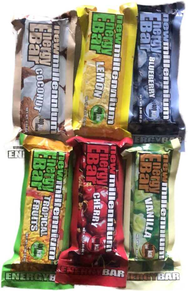 Millennium Energy Bars Assorted Flavors Including Emergency ...