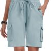 MoFiz Women's Hiking Shorts Athletic Outdoor Cargo Shorts fo...