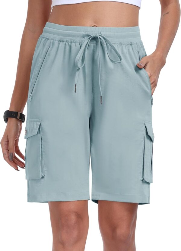 MoFiz Women's Hiking Shorts Athletic Outdoor Cargo Shorts fo...