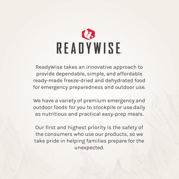 ReadyWise 3-Day Emergency Hunting Food Supply, Freeze-Dried ...