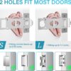 Metal Portable Door Lock for Travel Hotel Room Safety - Hote...