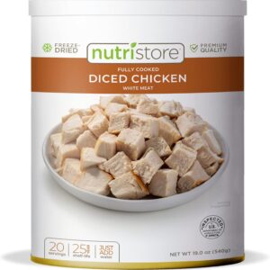 Nutristore Freeze-Dried Chicken | Emergency Survival Bulk Fo...