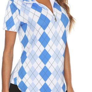 Koscacy Women's Long Sleeve Golf Tennis Polo Shirts UPF50+ H...