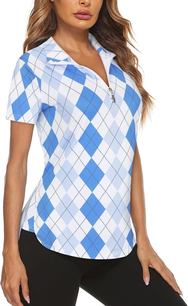 Koscacy Women's Long Sleeve Golf Tennis Polo Shirts UPF50+ H...